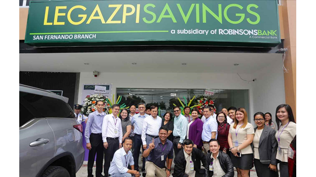 Legazpi Savings Expands Beyond its Traditional Base With its Newest Branch