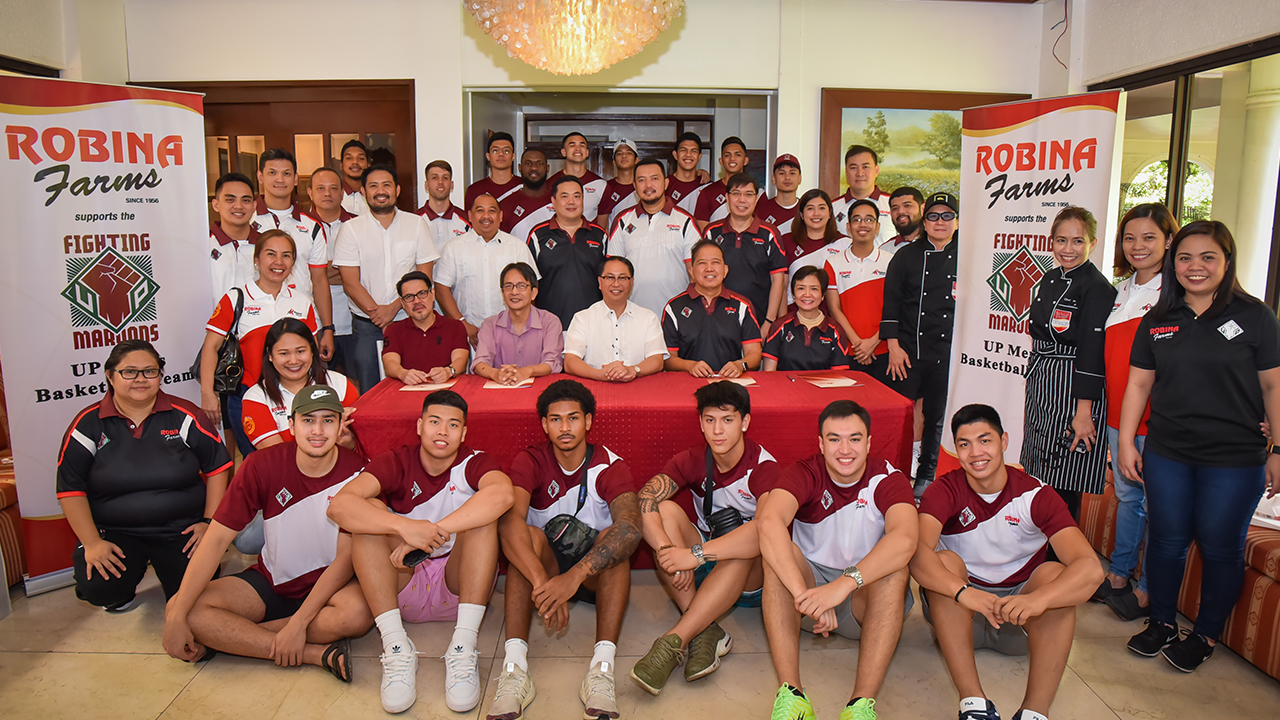 Robina Farms & Robinsons Retail Continue Their Support for UP Fighting Maroons