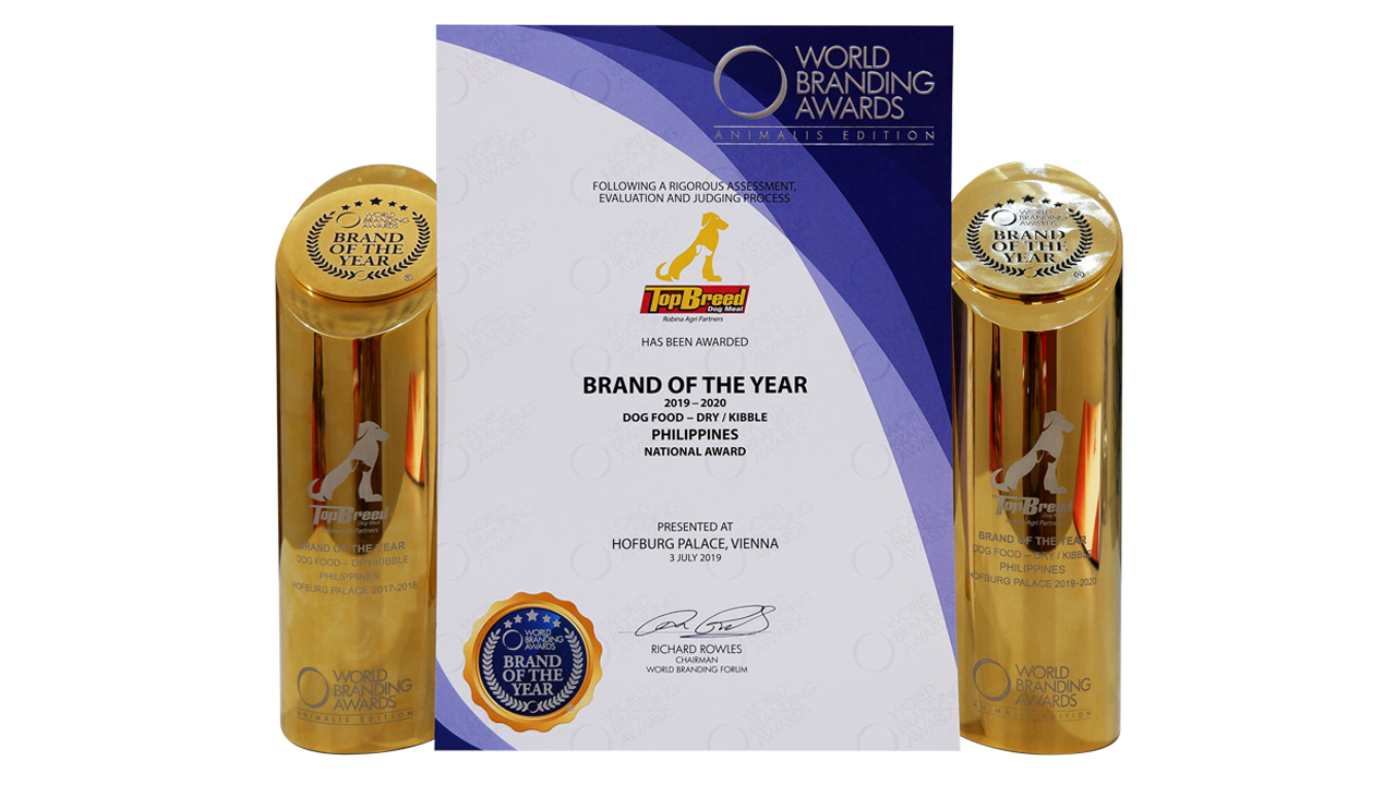 Back-to-Back! URC-AIGs TopBreed Wins Brand of the Year Award Twice in a Row