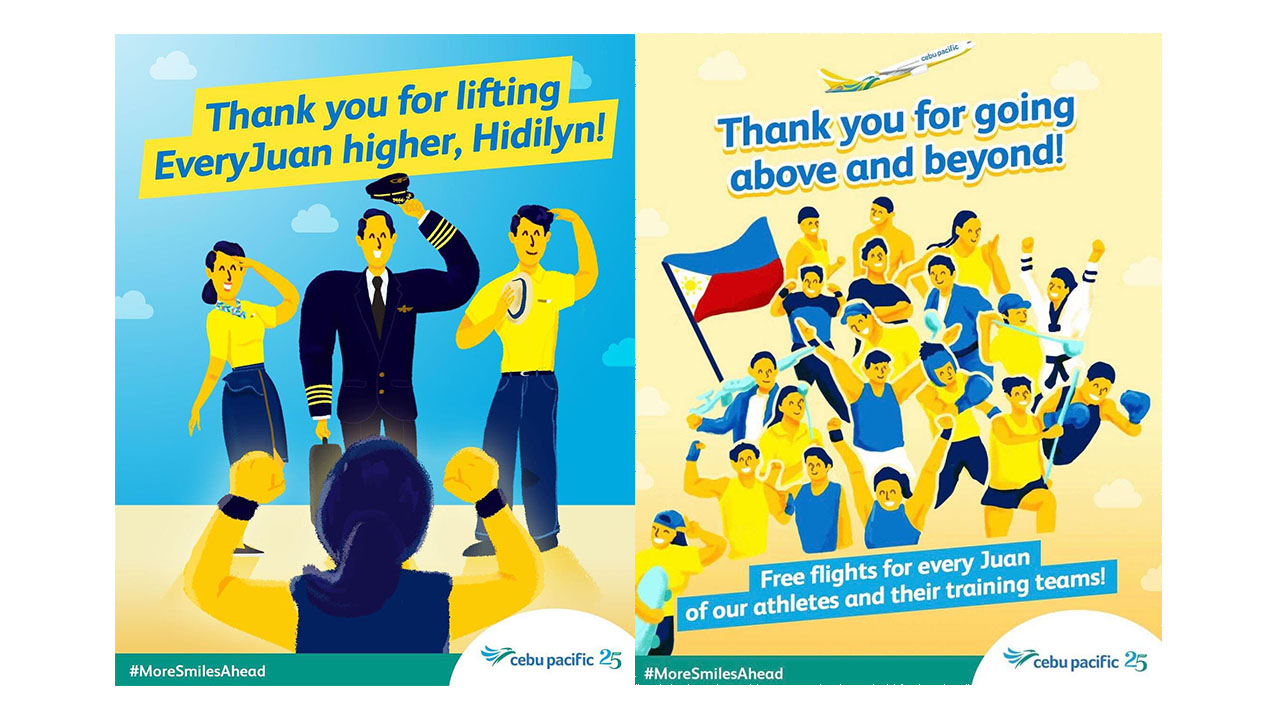 Cebu Pacific Serves Our Modern-Day Heroes and Honors Philippine Olympians