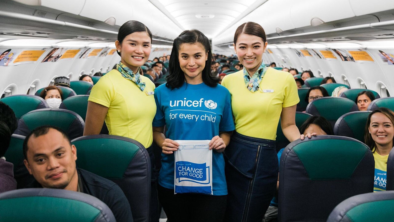 UNICEF's Change for Good with Cebu Pacific Goes Online