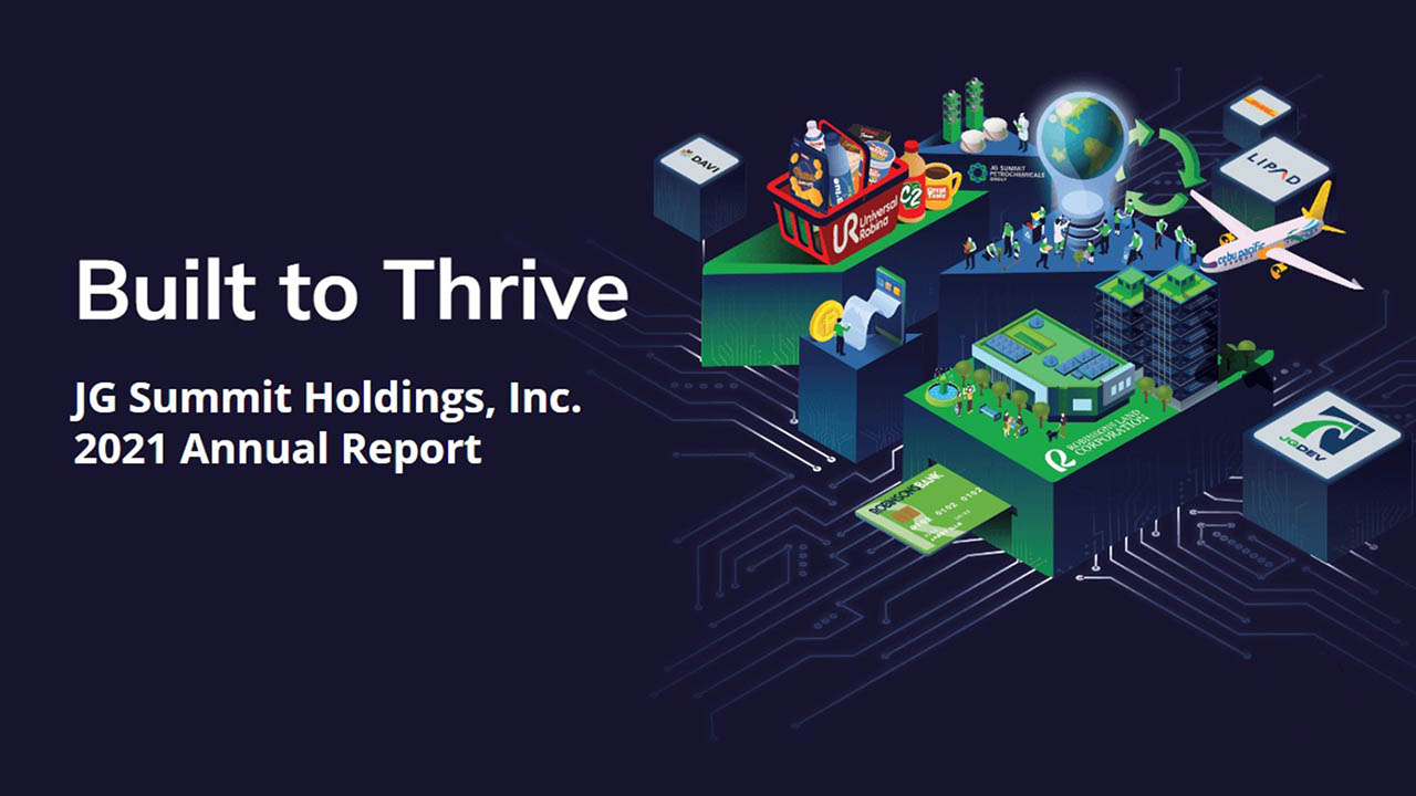 Built to Thrive: JG Summits 2021 Annual Report Is Now Online