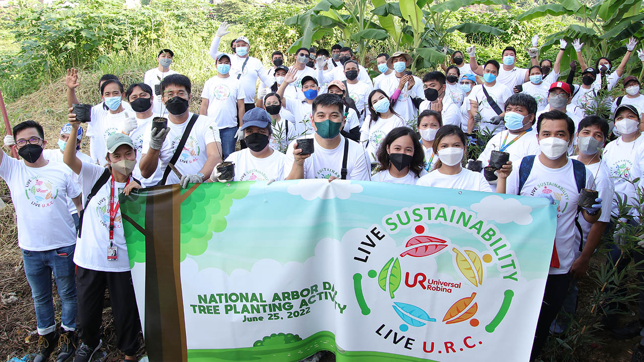 URC Caps Off Environment Month with Nationwide Tree-planting Event