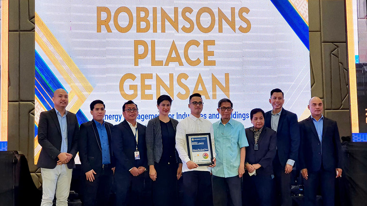 Robinsons GenSan Wins DOEs Prestigious Excellence in Energy Efficiency Award