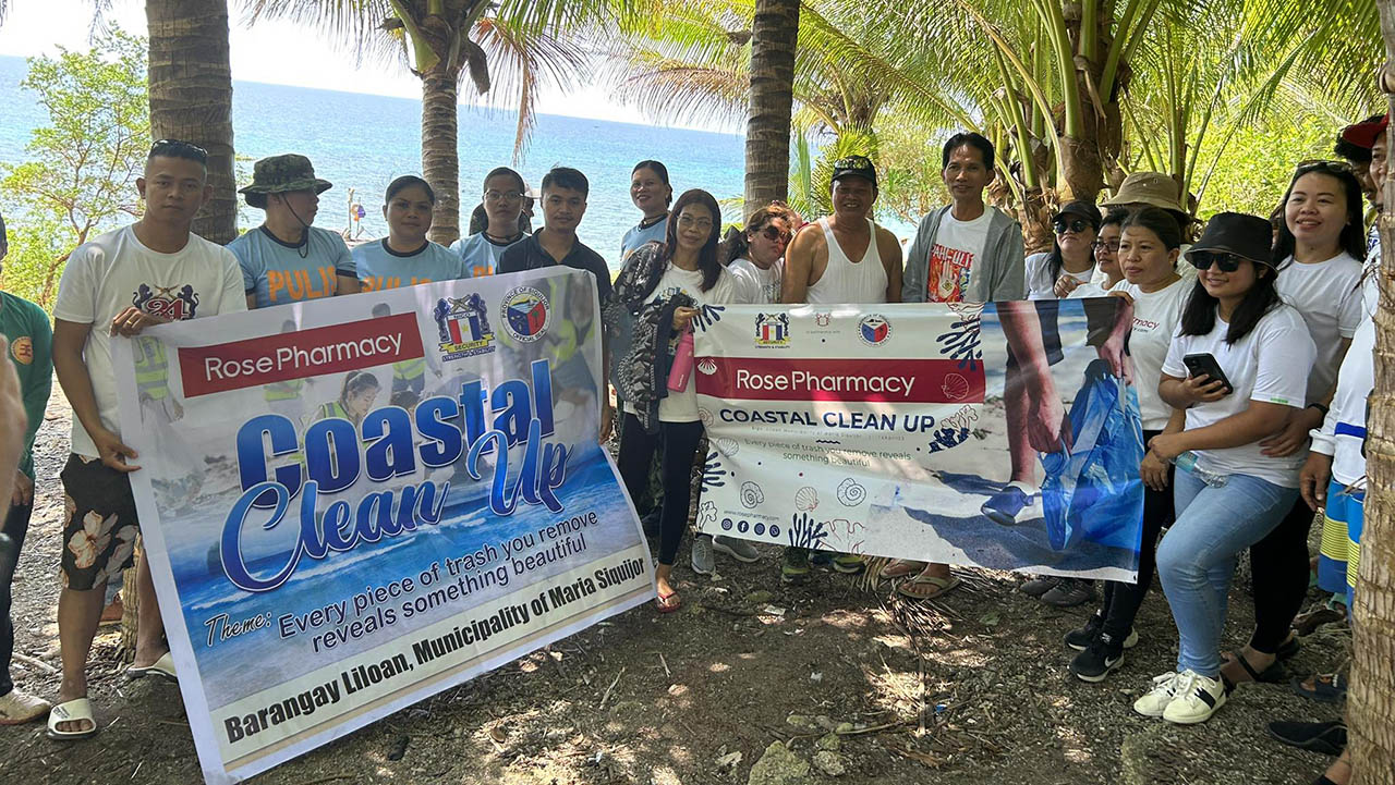 RRHIs Rose Pharmacy Marks 380th Store Opening with Siquijor Coastal Cleanup