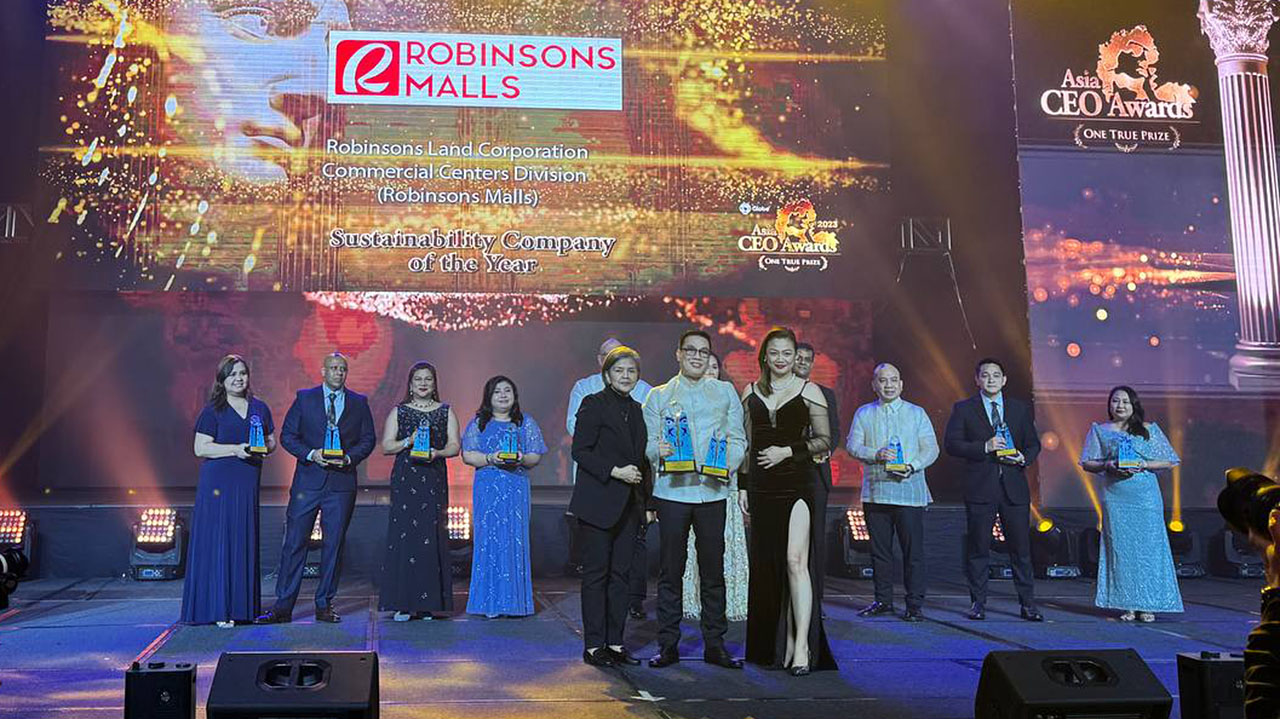 Robinsons Malls Shines as Sustainability Company of the Year at Asia CEO Awards