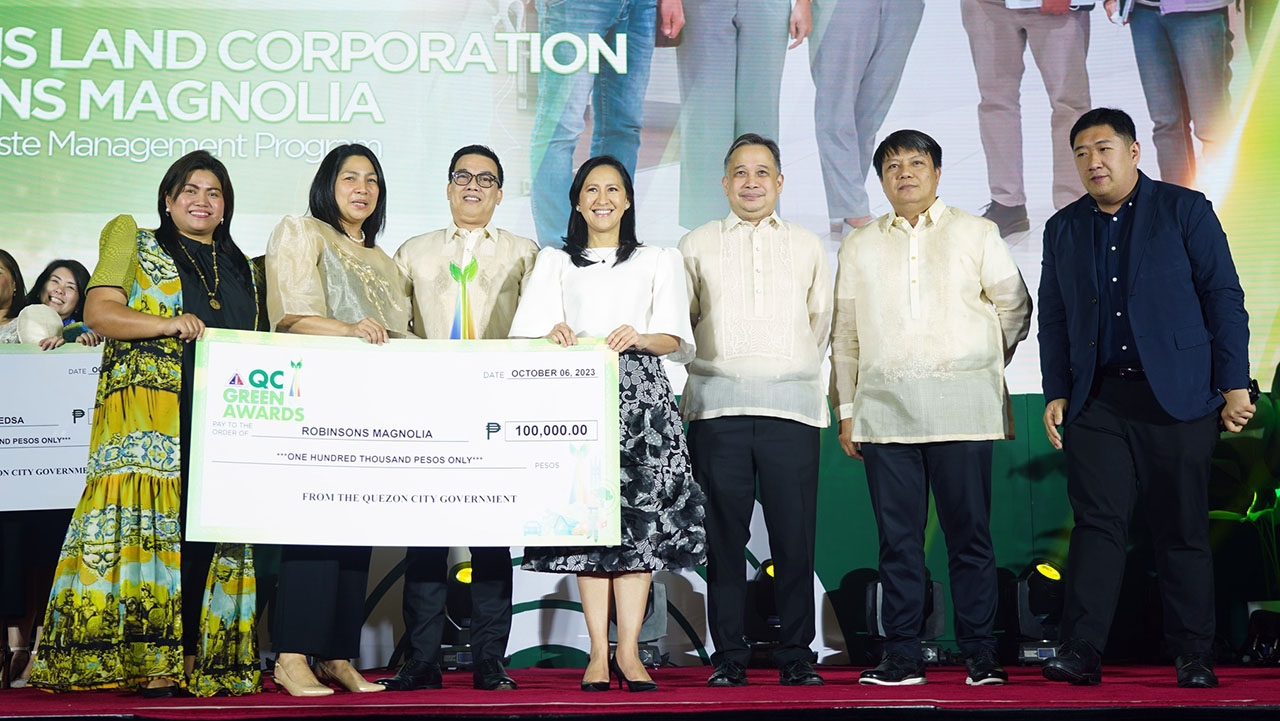 Big Win for Climate Action: Robinsons Malls Takes Center Stage at QC Green Awards